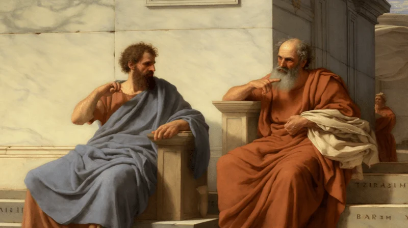 a painting of the Eleatic philosophe 0717b2ba 24fd 4835 8580 943a3ad0a062