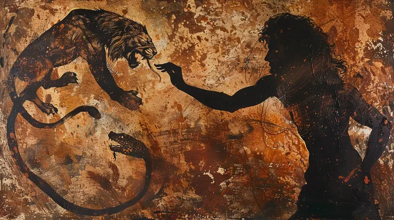 The Dance of Courage the prince Lion and Snake