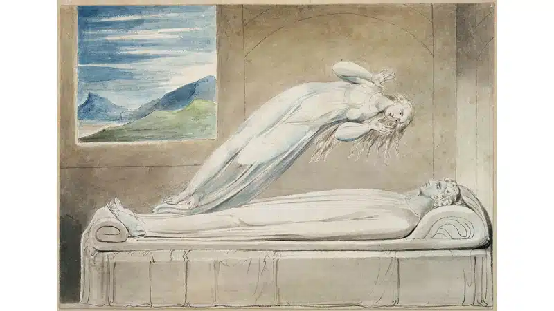 Illustrations to Robert Blairs The Grave object 16 Deaths Door