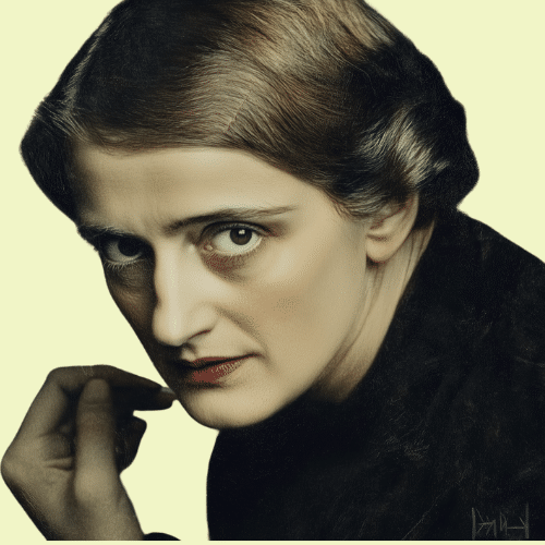 Ayn Rand head